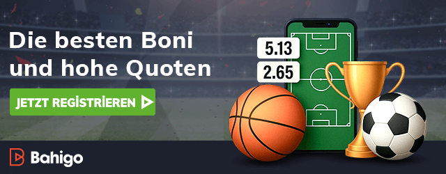 Trophäe, Ball und Quotenanzeige – Bahigo Live-Wetten im Fokus.