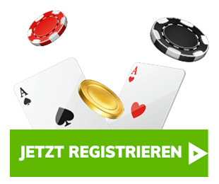 As Pik As Herz goldene Münze und Spielchips zur Bahigo Registrierung